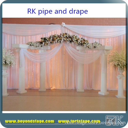 Beautiful portable changing room/Aluminum Pipe and Drape/Wedding Backdrop Decoration